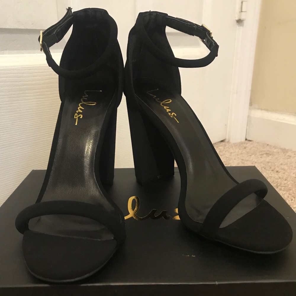 Black heels